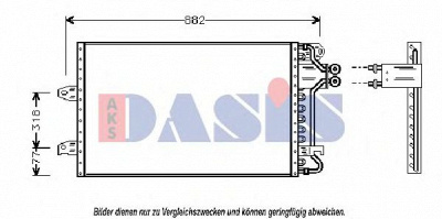 AKS DASIS 092001n -  Конденсатор, кондиционер